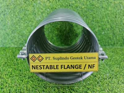 Armco/Corrugated Steel Pipe, Nestable Flange.